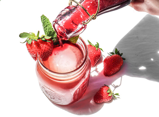 STRAWBERRY MINT MOJITO MOCKTAIL 🧊🌿🍓