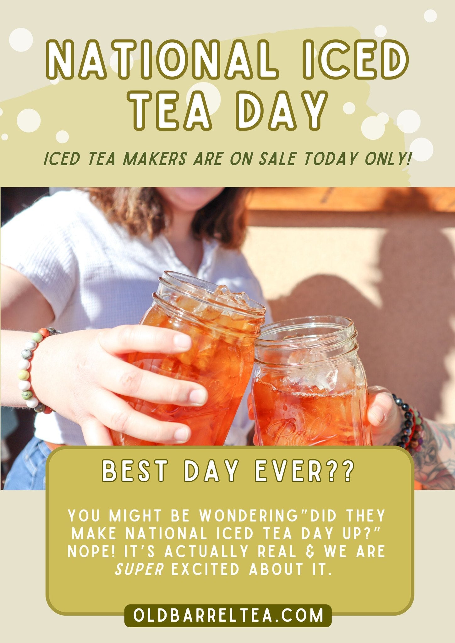 NATIONAL ICED TEA DAY!! 🧊