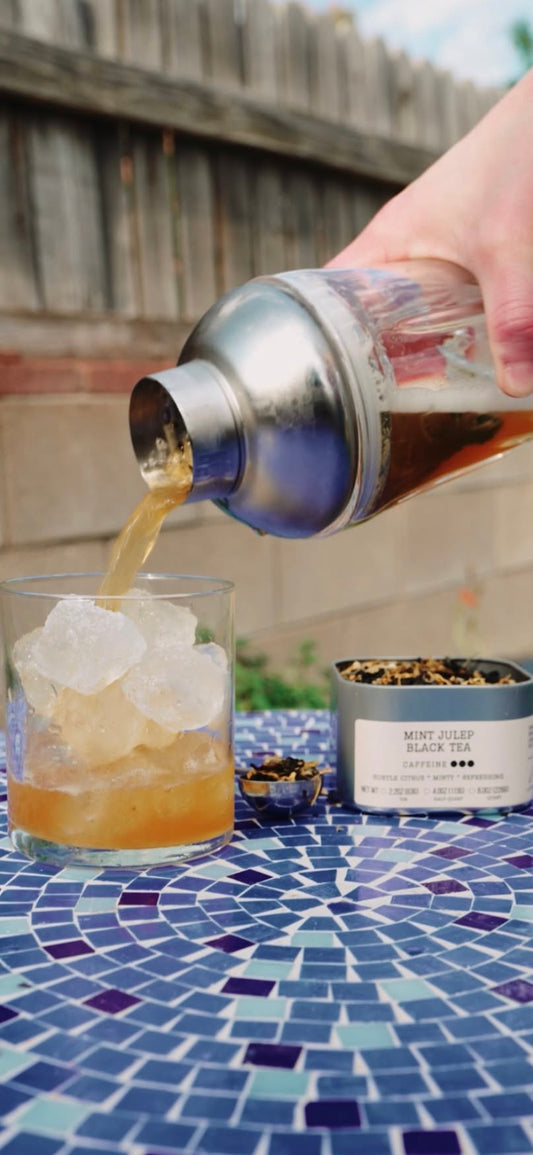 MINT JULEP TEA COCKTAIL!