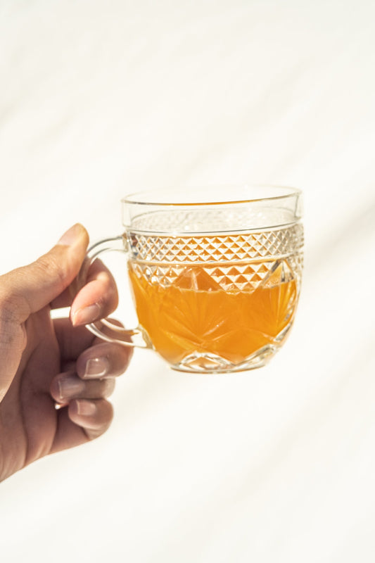 TEA STEEPED IN A WHAT?!