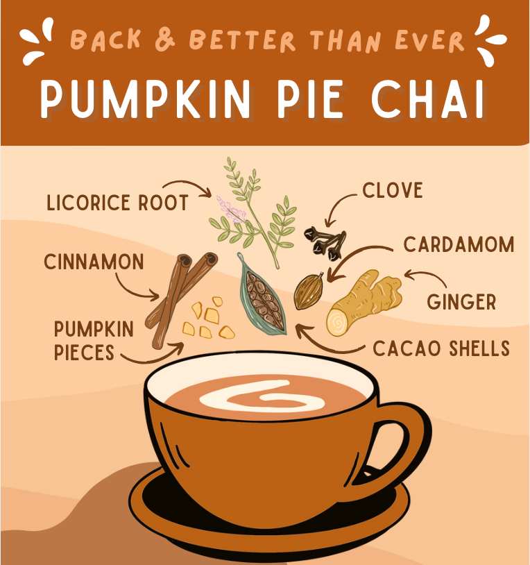 PUMPKIN PIE CHAI IS BACK!