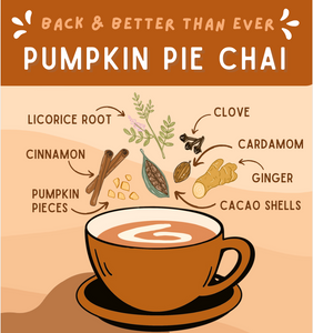 PUMPKIN PIE CHAI IS BACK!