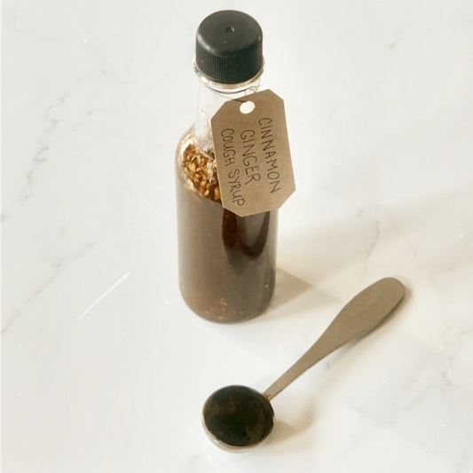 CINNAMON. GINGER. COUGH SYRUP.