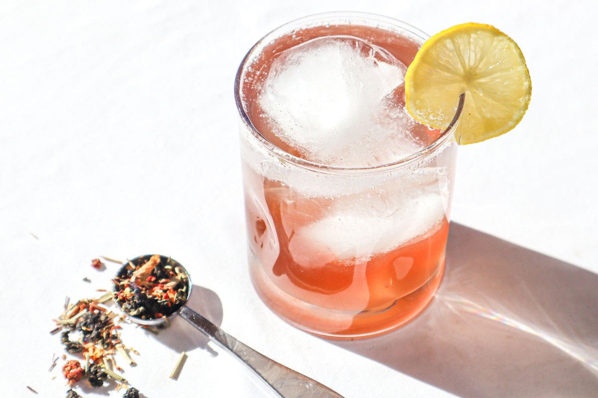 TEA COCKTAIL RECIPE! 💓 LEMON SPRITZER Old Barrel Tea Co