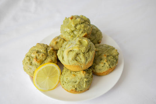 LEMON MATCHA MUFFINS 🍋 🍵