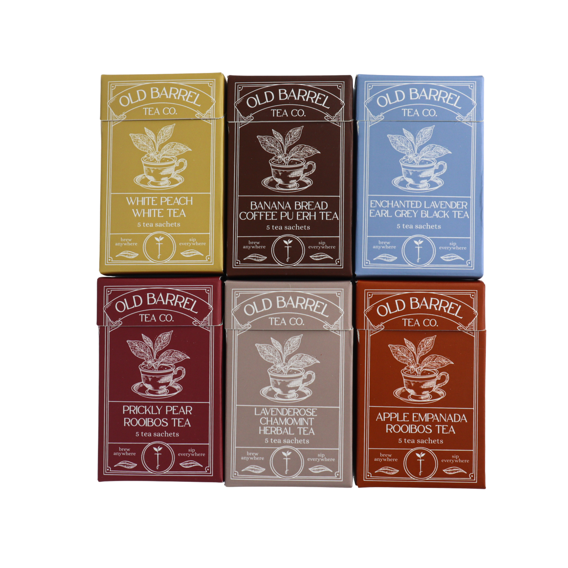 Tea-to-Go Tea Sachet Boxes – Old Barrel Tea Co