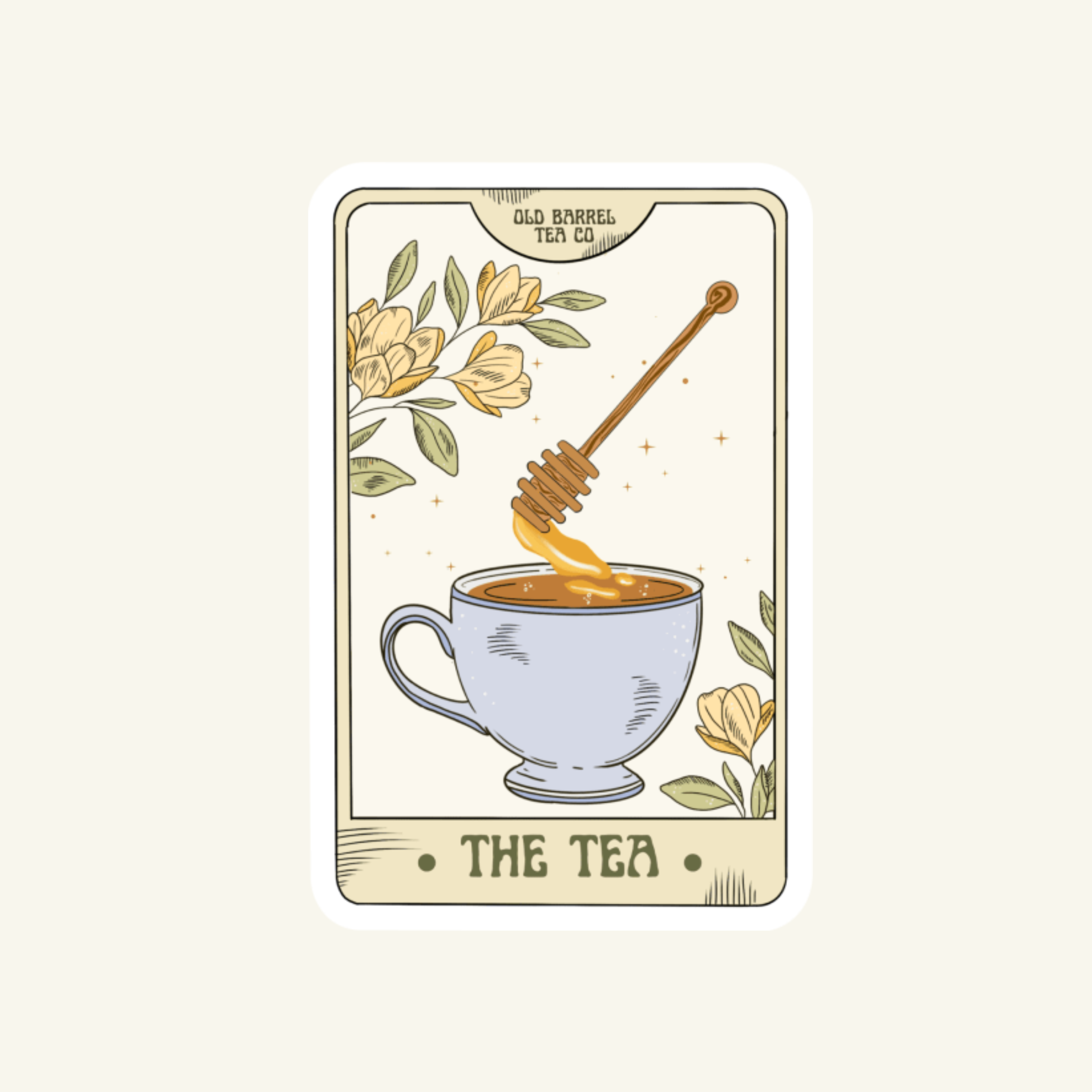 Tarot Card Sticker