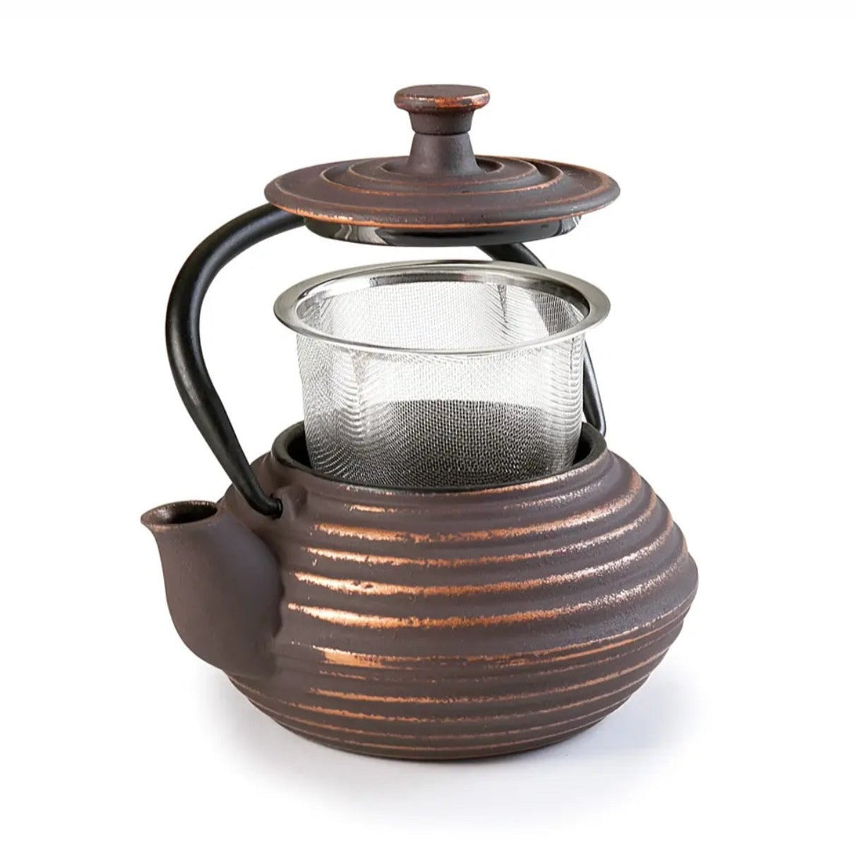 Bronze & Gold Kuta Cast Iron Teapot