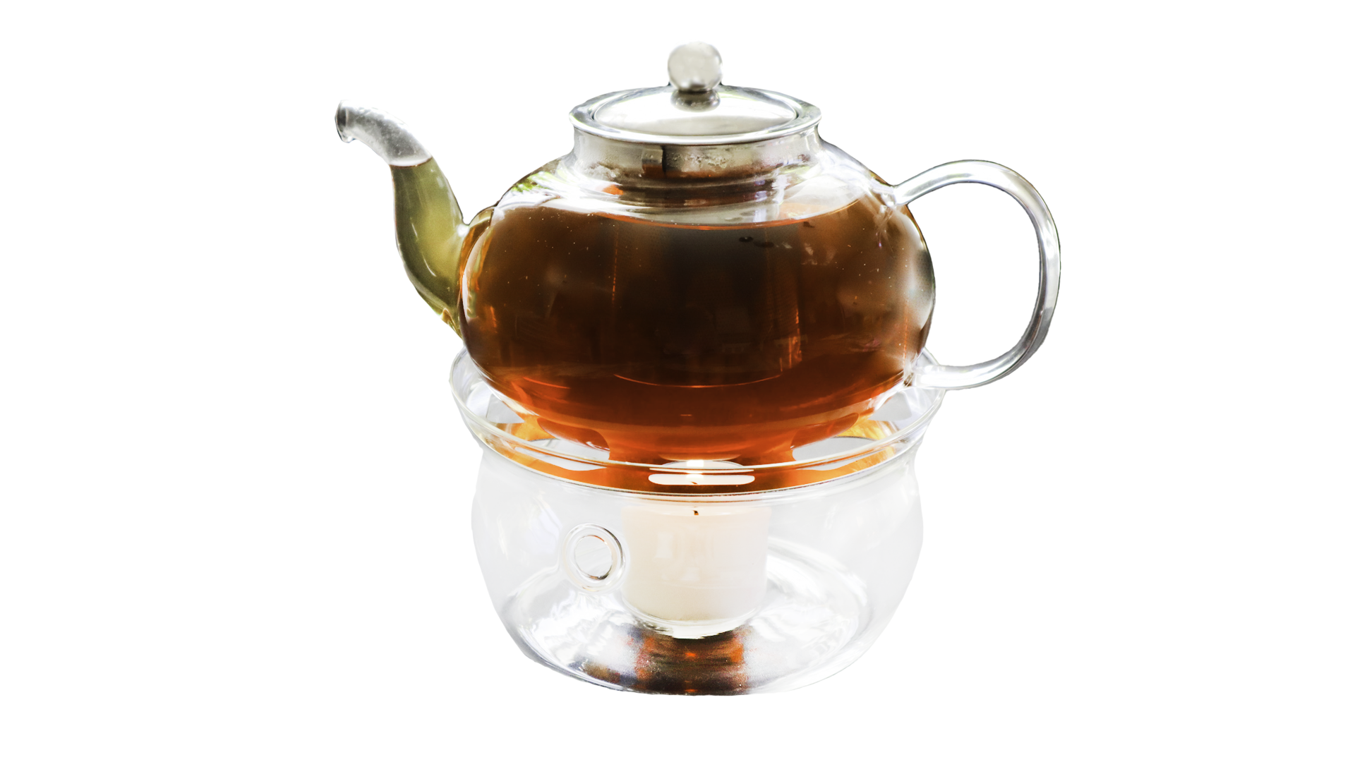 Small Glass Tea Pot Warmer, Tea Pot Warmer