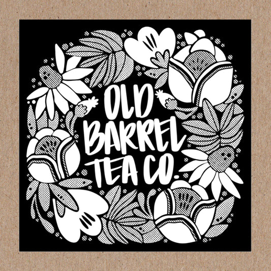 OBTC Floral Square Sticker