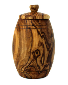 OBTC Olive Wood Honey Pot with Dipper